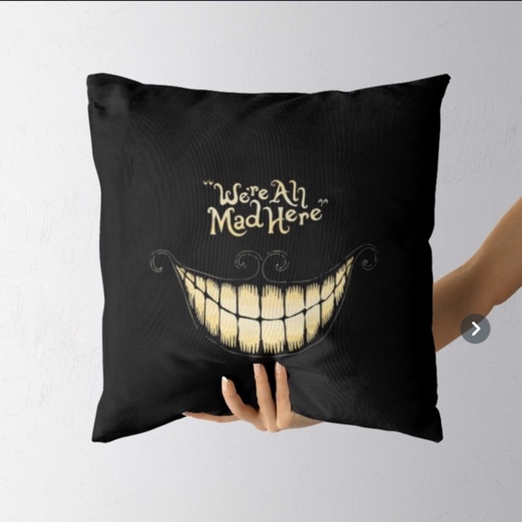We're All Mad Here Pillow Case 2 Set - Picture 3 of 6